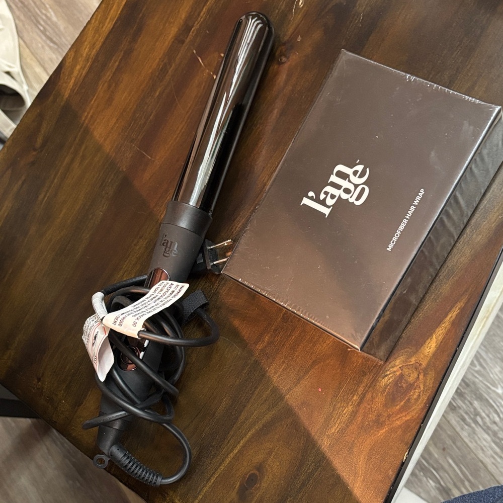 Lange Black Hair Curler & hair wrap